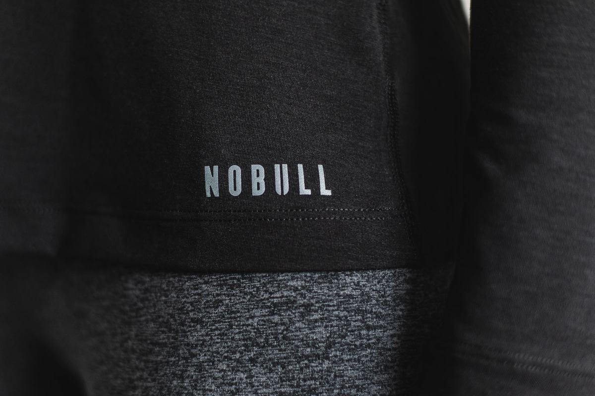 Nobull Women's Long Sleeves Black | Australia (YC9135)